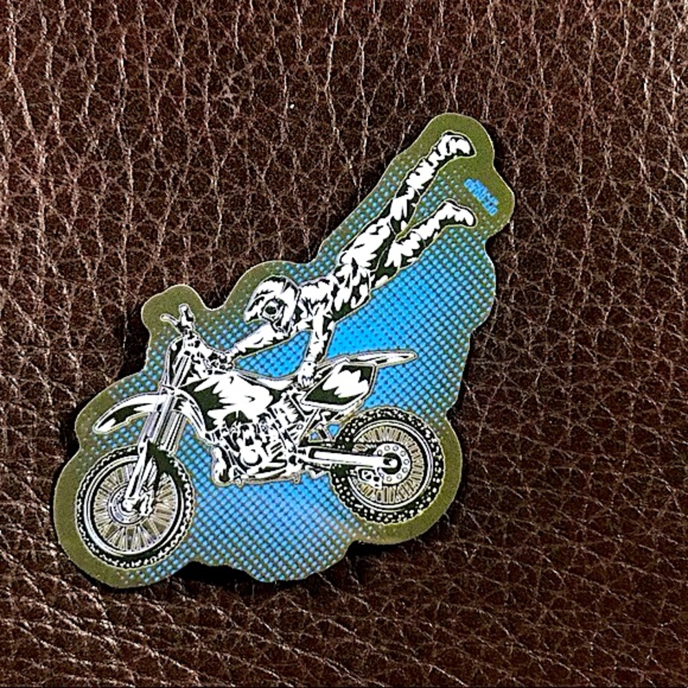Motorcross Stunt Extreme Single Decor Accent Athletics Sticker